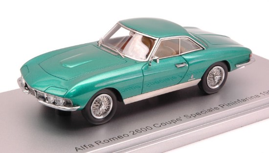 Immagine di ALFA ROMEO 2600 COUPE  SPECIALE PININFARINA 1962 METALLIC GREEN 1:43