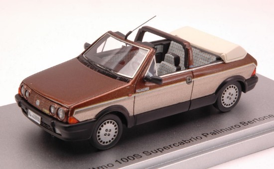 Immagine di FIAT RITMO 100S SUPERCABRIO PALINURO BERTONE 1985 BROWN/BEIGE MET.1:43