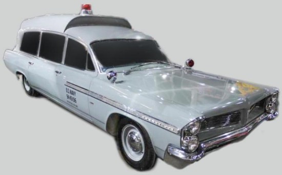 Immagine di PONTIAC SUPERIOR BONNEVILLE J.F.K AMBULANCE 1963 GREY 1:43