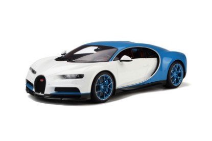 Immagine di BUGATTI CHIRON LIGHT BLUE SPORT/GLACIER WHITE 1:12