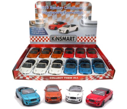 Immagine di BENTLEY CONTINENTAL SUPERSPORTS CONVERTIBLE 2010 cm 12,5 COL.ASS. 1:38