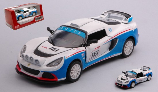 Immagine di LOTUS EXIGE R-GT N.16 2012 WHITE/BLUE cm 12 BOX