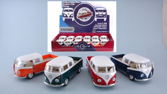 Immagine di VW BUS DOUBLE CAB PICK UP 1963 1:34 cm 12