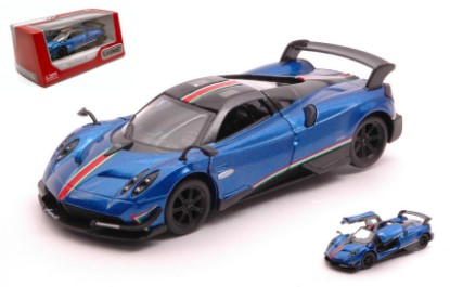 Immagine di PAGANI HUAYRA BC WITH PRINTING & WING BLUE cm 12 BOX