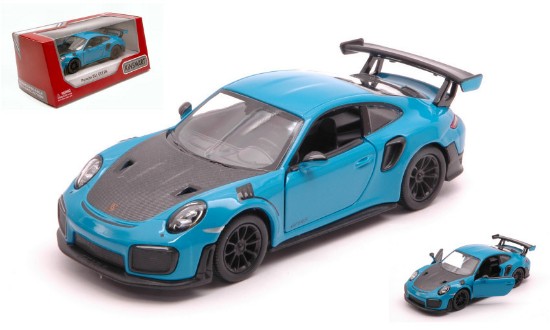 Immagine di PORSCHE 911 RS GT2 RS (991) BLUE/BLACK cm 12 BOX