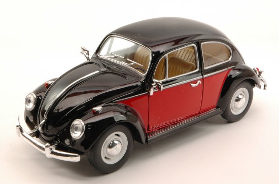 Immagine di VW CLASSIC BEETLE 1967 BLACK W/RED DOOR 1:24