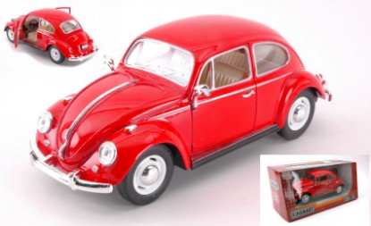 Immagine di VW CLASSIC BEETLE 1967 RED 1:24