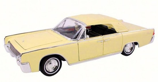 Immagine di LINCOLN CONTINENTAL 1961 YELLOW 1:18