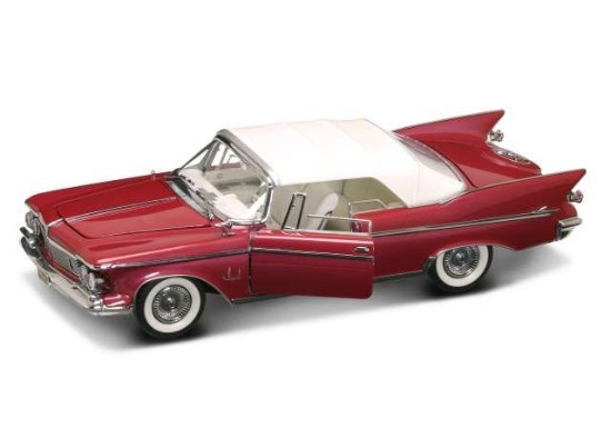 Immagine di CHRYSLER IMPERIAL CLOSED CONVERTIBLE 1961 RED/WHITE 1:18