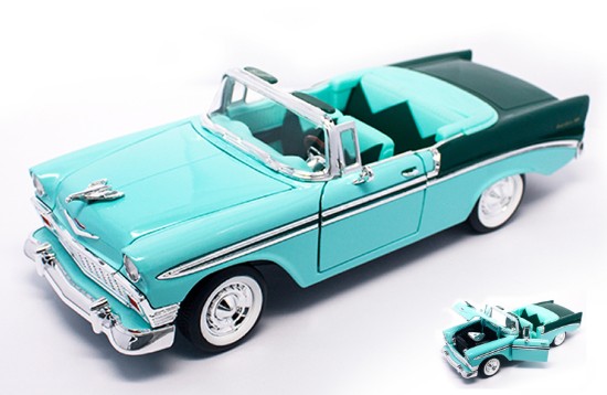 Immagine di CHEVROLET BEL AIR 1956 LIGHT GREEN 1:18