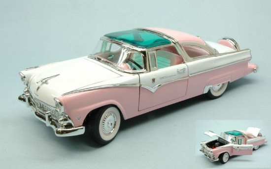 Immagine di FORD FAIRLANE CROWN VICTORIA 1955 PINK 1:18