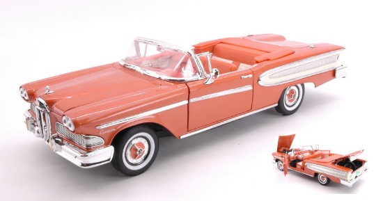 Immagine di FORD EDSEL CITATION CONVERTIBLE 1958 LIGHT METALLIC BROWN 1:18