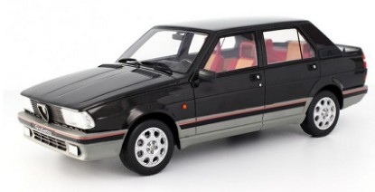 Immagine di ALFA ROMEO GIULIETTA 2.0 TURBODELTA 1983 BLACK MET.1:18