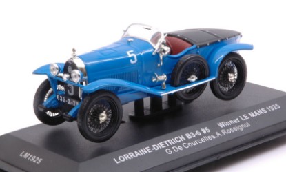 Immagine di LORRAINE-DIETRICH B3-6 N.5 WINNER LM 1925 COURCELLES-ROSSIGNOL REPR.1:43
