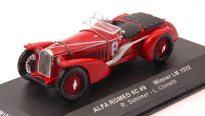 Immagine di ALFA ROMEO 8 C N.8 WINNER LM 1932 R.SOMMER-L.CHINETTI 1:43