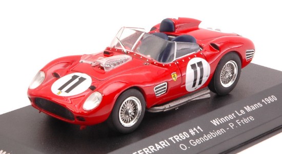 Immagine di FERRARI TR 60 N.11 WINNER LE MANS 1960 GENDEBIEN-FRERE RE-EDITION 1:43