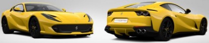 Immagine di FERRARI 812 SUPERFAST GIALLO MODENA (SHINY) C/VETRINA 1:18