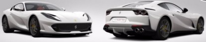 Immagine di FERRARI 812 SUPERFAST BIANCO ITALIA (PEARL) C/VETRINA 1:18