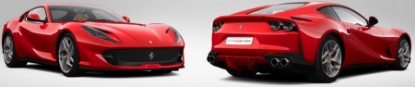 Immagine di FERRARI 812 SUPERFAST ROSSO BERLINETTA (METALLIC) C/VETRINA 1:18