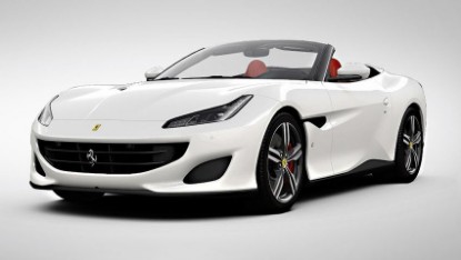 Immagine di FERRARI PORTOFINO OPEN ROOF BIANCO ITALIA C/VETRINA 1:18