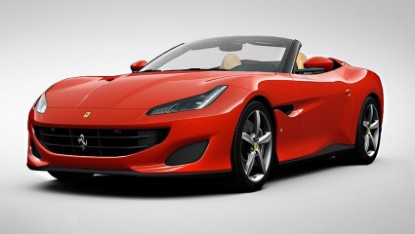 Immagine di FERRARI PORTOFINO OPEN ROOF ROSSO SCUDERIA C/VETRINA 1:18