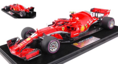 Immagine di FERRARI SF71H N.7 3rd AUSTRALIAN GP 2018 K.RAIKKONEN C/VETRINA 1:18
