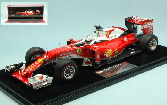 Immagine di FERRARI SF16-H S.VETTEL 2016 N.5 AUSTRALIAN GP 2016 C/VETRINA 1:18