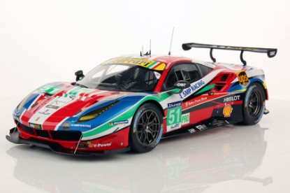 Immagine di FERRARI 488 GTE N.51 DNF LM 2016 G.BRUNI-J.CALADO-PIER GUIDI C/VETR.1:18