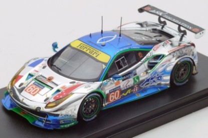 Immagine di FERRARI 488 GTE N.60 41th LM 2017 R.WEE-A.PARENTE-H.KATOH C/VETRINA 1:18