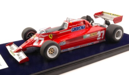 Immagine di FERRARI 126CK G.VILLENEUVE 1981 N.27 WINNER SPAIN GP 1:18