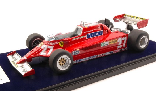 Immagine di FERRARI 126CK G.VILLENEUVE 1981 N.27 WINNER SPAIN GP 1:18