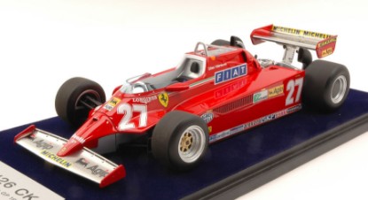 Immagine di FERRARI 126CK G.VILLENEUVE 1981 N.27 WINNER MONACO GP 1:18