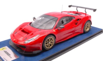 Immagine di FERRARI 488 GT3 RED C/VETRINA 1:18