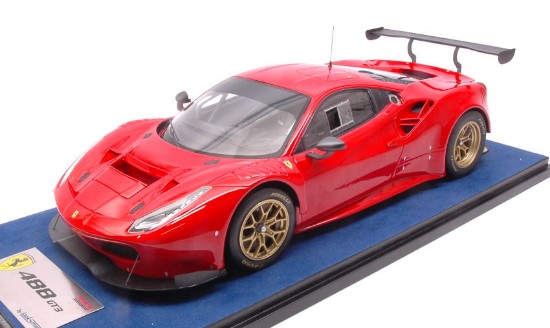 Immagine di FERRARI 488 GT3 RED C/VETRINA 1:18