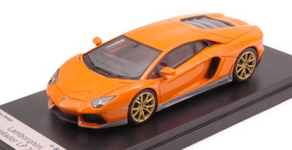 Immagine di LAMBORGHINI AVENTADOR MIURA ORANGE  MIURA/SILVER 1:43