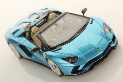 Immagine di LAMBORGHINI AVENTADOR S ROADSTER BLU AEGIR 1:43