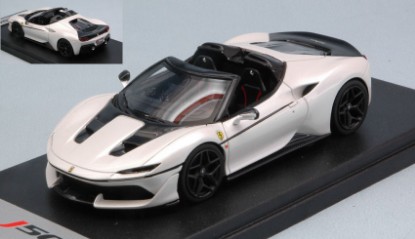 Immagine di FERRARI J50 LIANA WHITE W/GREY WHEELS 1:43