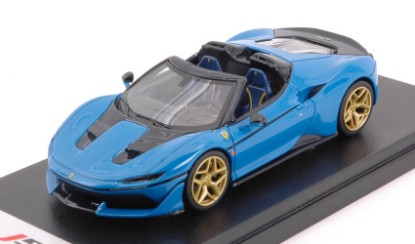 Immagine di FERRARI J50 FRENCH RACING BLUE W/GOLD WHEELS 1:43
