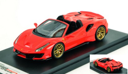 Immagine di FERRARI 488 PISTA SPIDER ROSSO SCUDERIA WITHOUT STRIPE 1:43