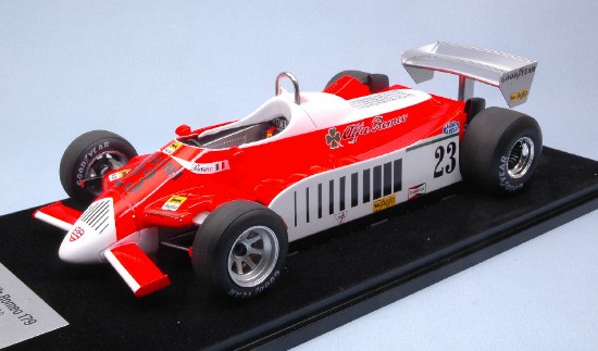 Immagine di ALFA ROMEO 179 B.GIACOMELLI 1980 N.23 5th GERMAN GP C/VETRINA 1:18