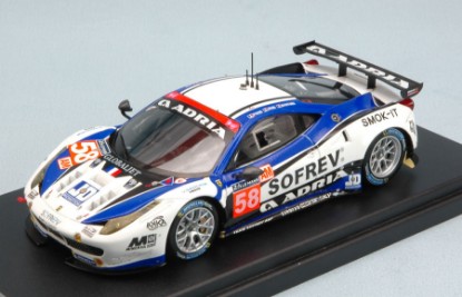 Immagine di FERRARI 458 ITALIA N.58 29th LM 2014 PONS-AYARI-BARTHEZ 1:43