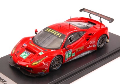 Immagine di FERRARI 488 GTE N.82 19th LM 2016 G.FISICHELLA-M.MALUCELLI-VILANDER 1:43