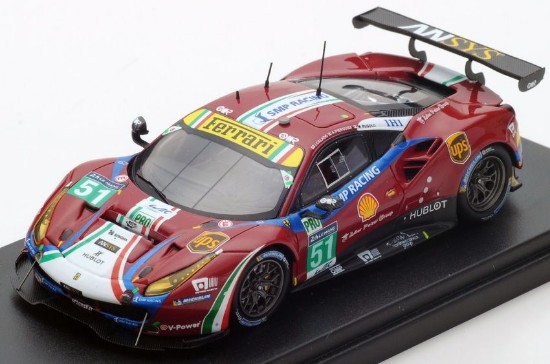 Immagine di FERRARI 488 GTE N.51 46th LM 2017 J.CALADO-A.PIER GUIDI-M.RUGOLO 1:43