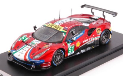 Immagine di FERRARI 488 GTE EVO N.51 22nd LM 2018 PIER GUIDI-CALADO-SERRA 1:43