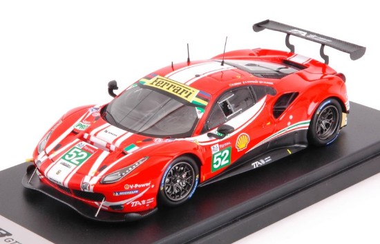Immagine di FERRARI 488 GTE EVO N.52 20th LM 2018 VILANDER-GIOVINAZZI-DERANI 1:43