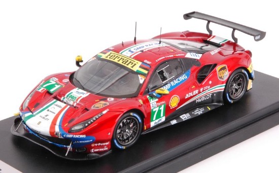 Immagine di FERRARI 488 GTE EVO N.71 24th LM 2018 RIGON-BIRD-MOLINA 1:43