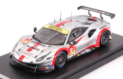 Immagine di FERRARI 488 GTE N.54 26th LM 2018 FLOHR-CASTELLACCI-FISICHELLA 1:43