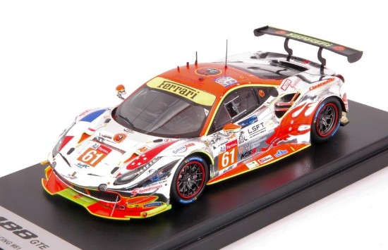 Immagine di FERRARI 488 GTE N.61 35th LM 2018 MOK-GRIFFIN-SAWA 1:43