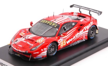 Immagine di FERRARI 488 GTE N.85 28th LM 2018 KEATING-BLEEKEMOLEN-STOLZ 1:43