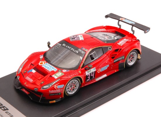 Immagine di FERRARI 488 GT3 N.34 25th 24H SPA 2016 MALUCELLI-KRAL-FUMANELLI 1:43